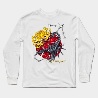 Unveiling the Enigma- Scorpio Zodiac - Water Sign Long Sleeve T-Shirt